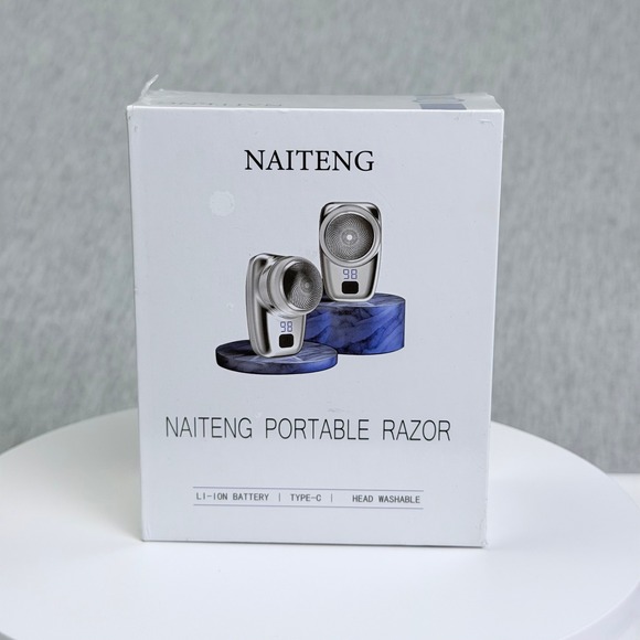 Naiteng Other - Naiteng Portable Razor FCX07 Mini Electric Shaver Type-C Rechargeable Silver